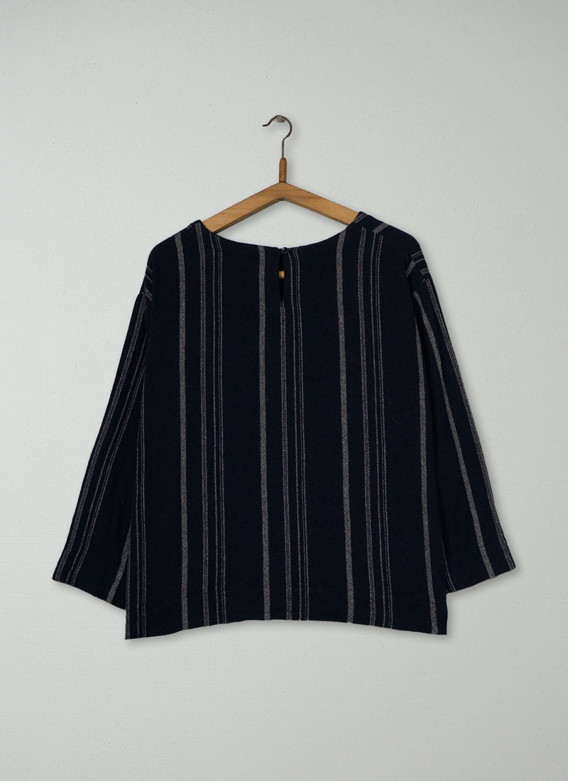 Reworn Stripe Tunic Size 10 (1252) | Multi
