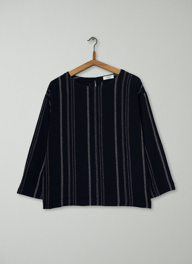 Reworn Stripe Tunic Size 10 (1252) | Multi