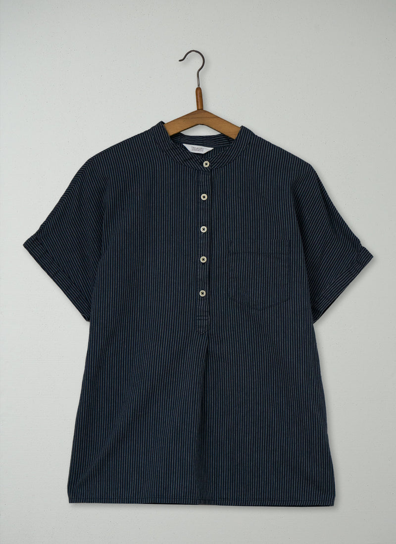 Reworn Stripe Cotton Shirt Size 10 (1111) | Multi