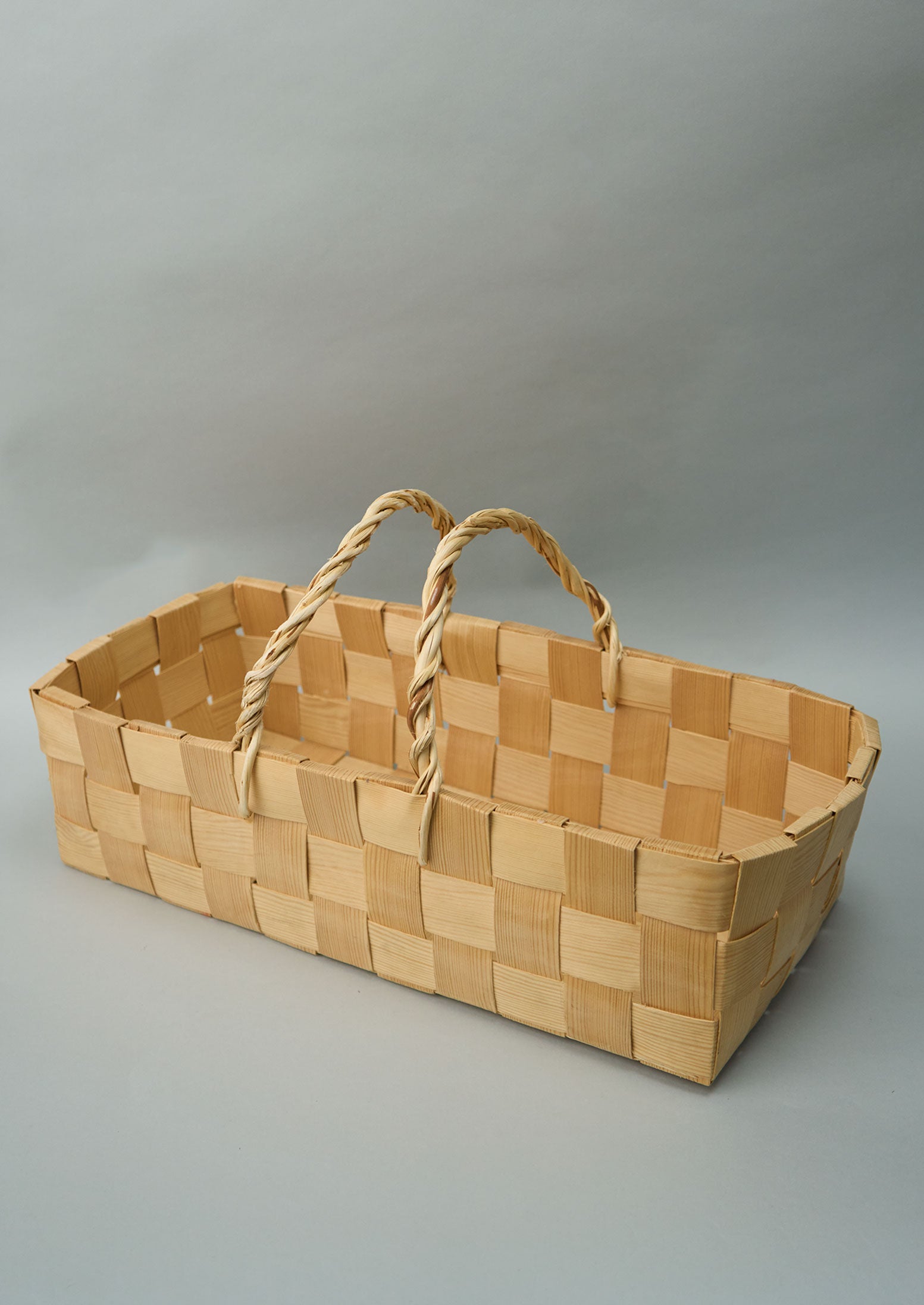 Reworn Woven Trug (024) | Natural