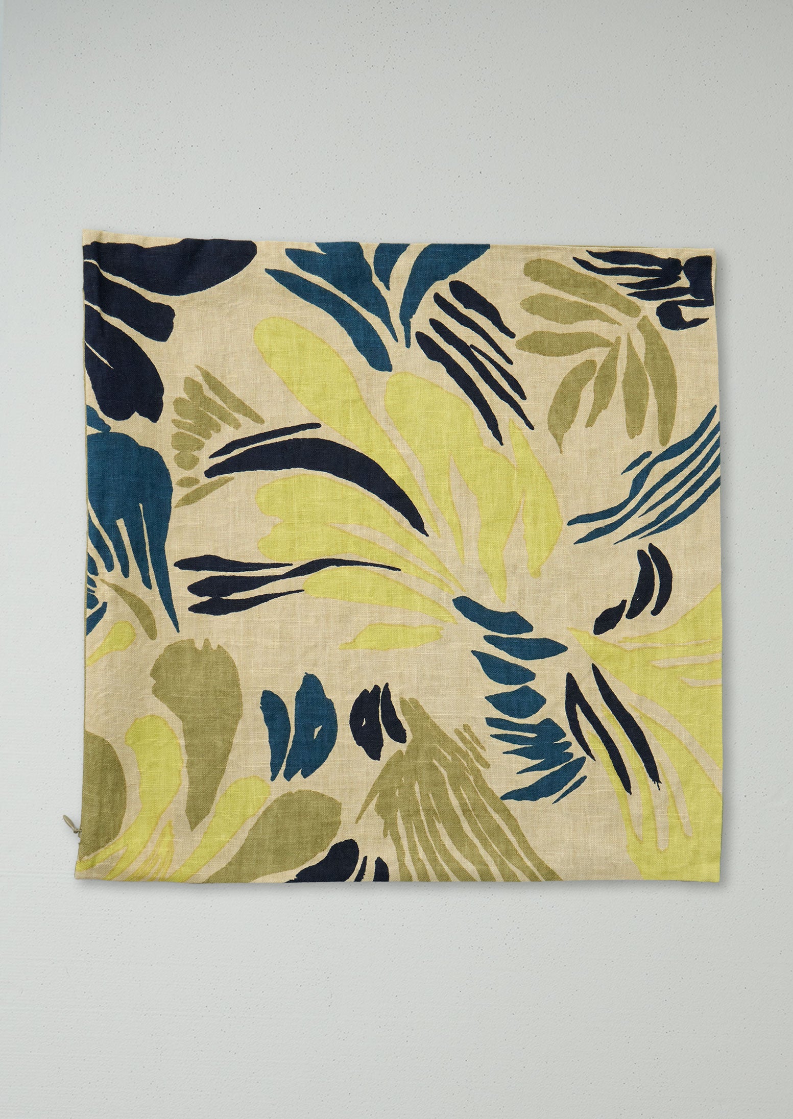 Reworn Floral Linen Cushion Cover (070) | Multi