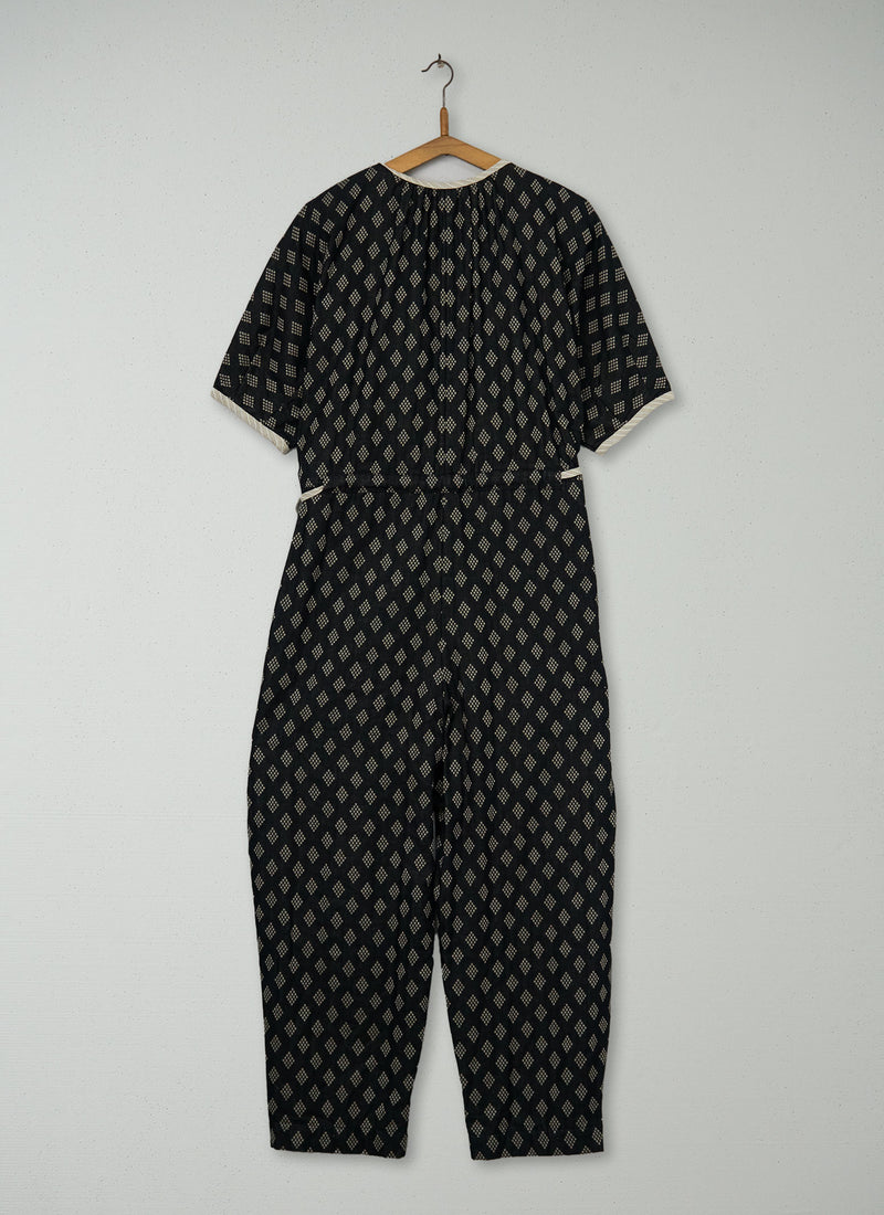 Reworn Diamond Stripe Jumpsuit Size S (1400) | Multi
