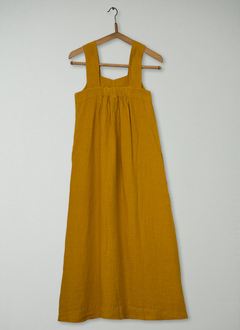 Reworn Linen Sun Dress Size XXS (1438) | Butternut