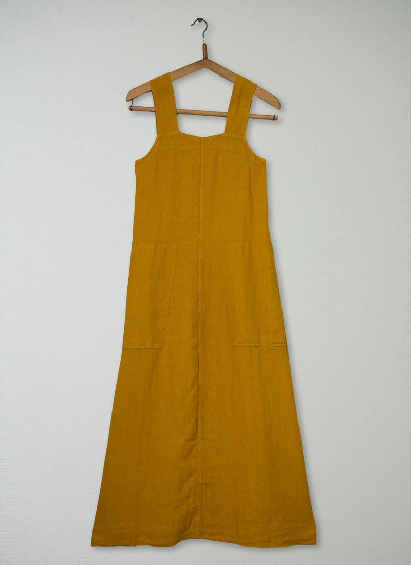 Reworn Linen Sun Dress Size XXS (1438) | Butternut