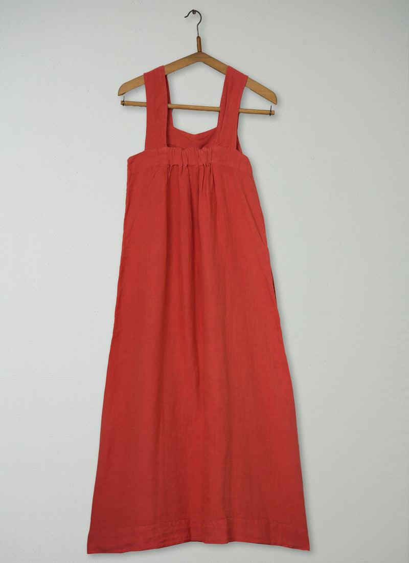 Reworn Linen Sun Dress Size XXS (1992) | Poppy
