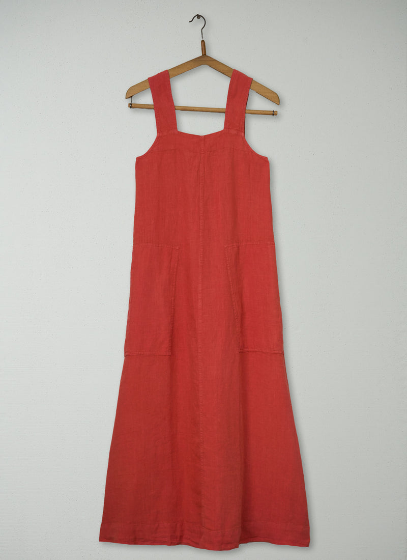 Reworn Linen Sun Dress Size XXS (1992) | Poppy