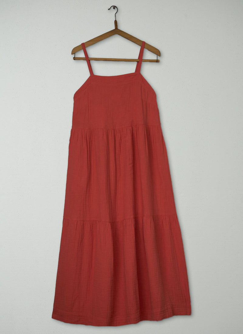Reworn Crinkle Cotton Dress Size S (2076) | Poppy