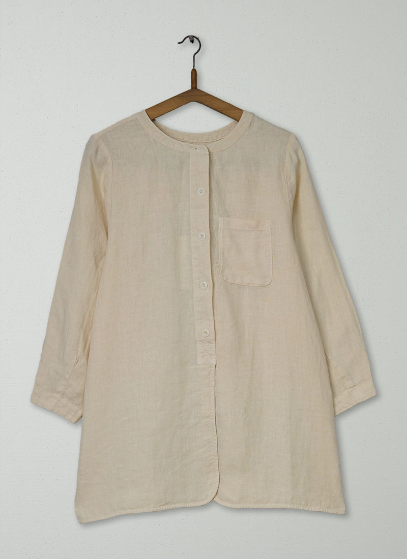 Reworn Linen Shirt Size S (1083) | Jasmine
