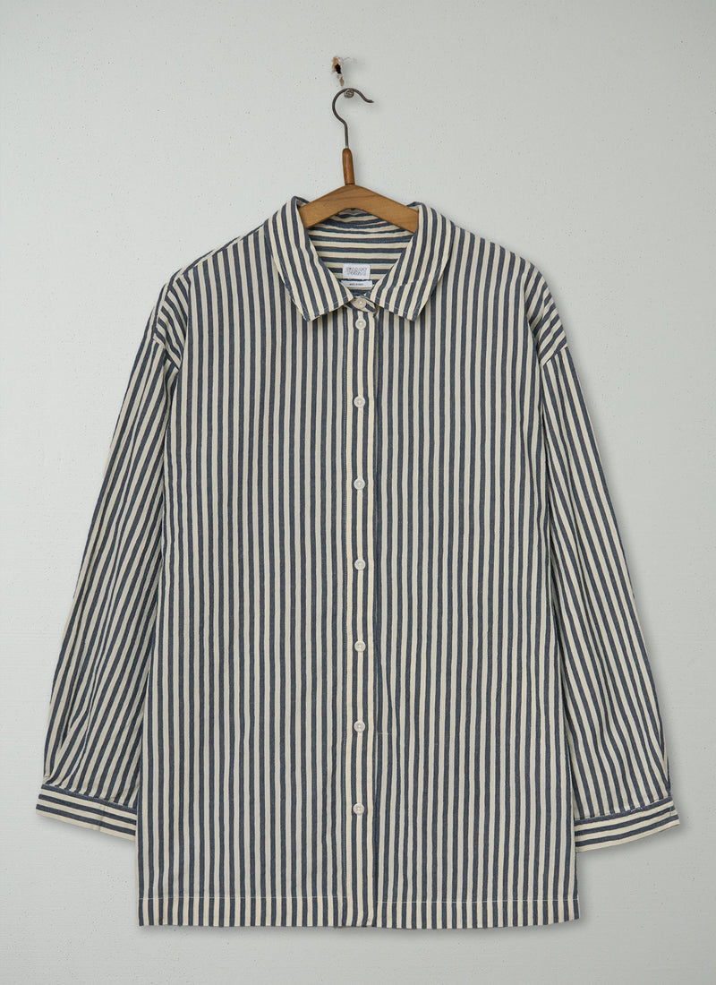 Reworn Stripe Easy Shirt Size XL (1176) | Multi
