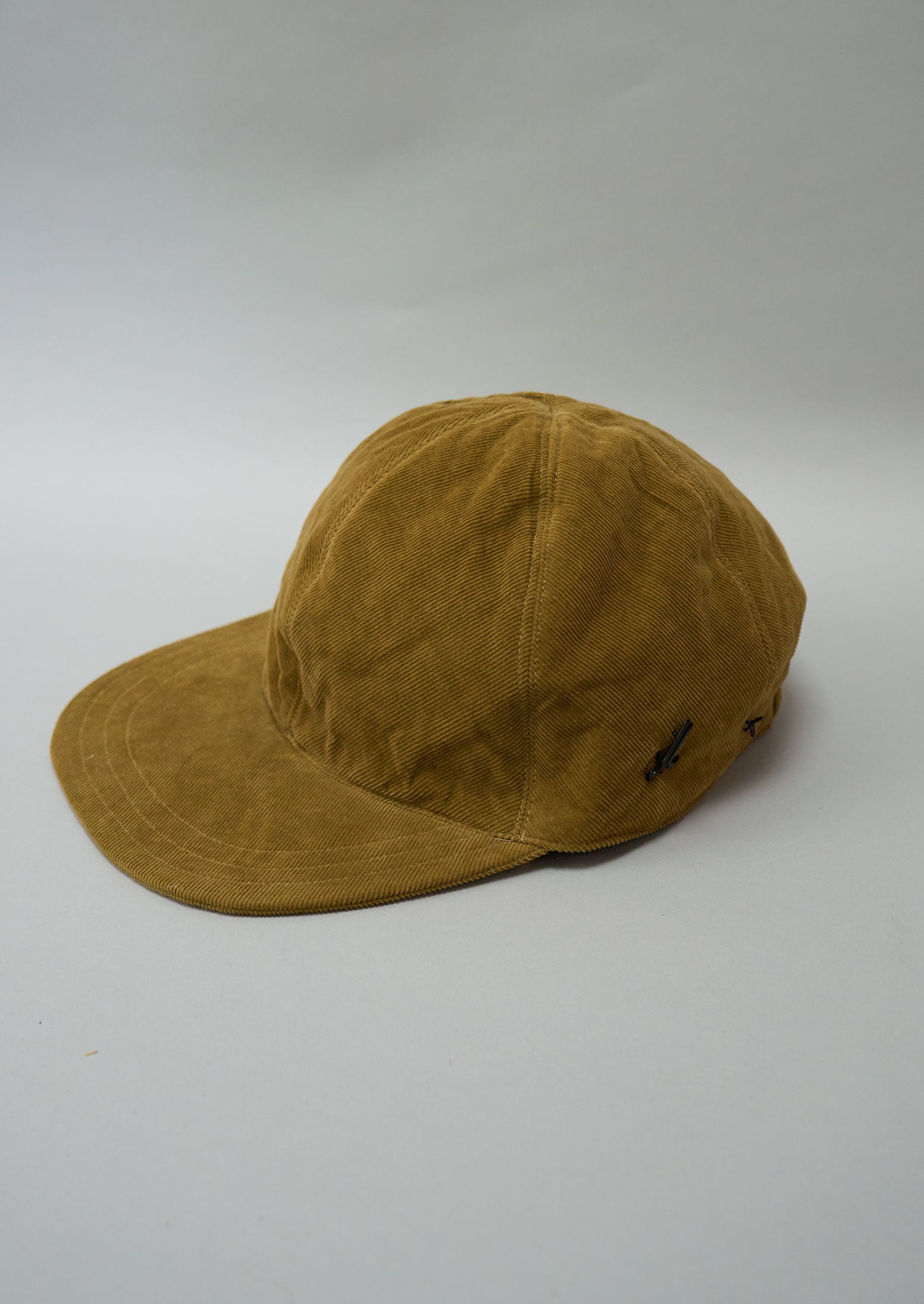Reworn Mens Fine Corduroy Cap One Size (028) | Ochre