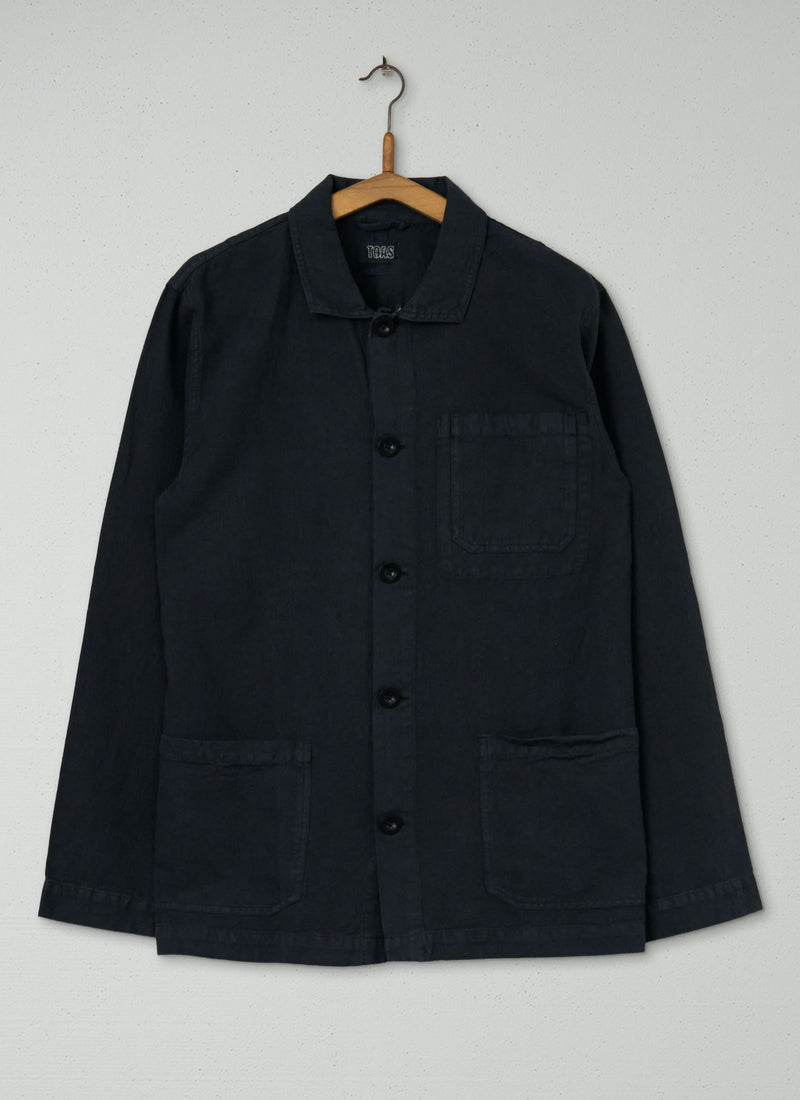Reworn Mens Arlo Jacket Size S (043) | Washed Black