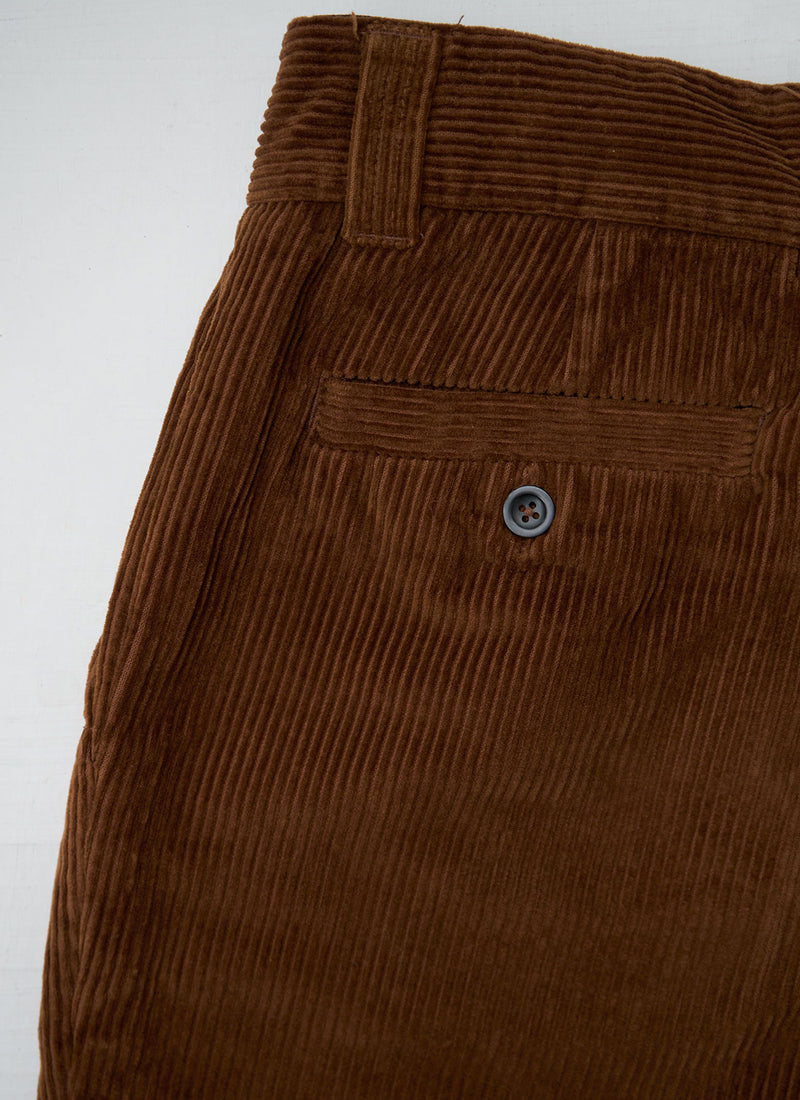 Reworn Mens Cord Trousers Size S (121) | Ginger