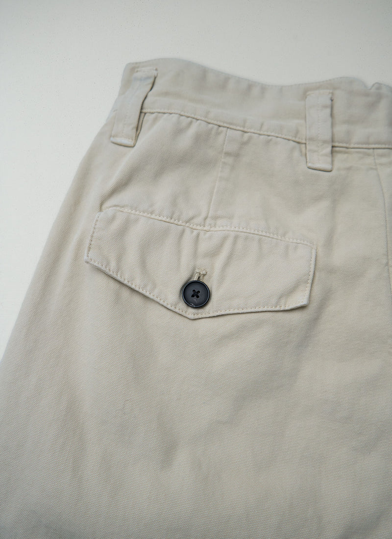 Reworn Mens Bill Trousers Size 28 (091) | Sand