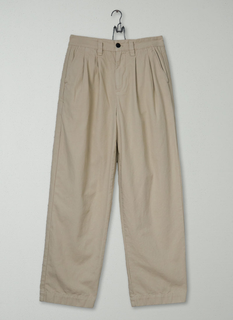 Reworn Mens Bill Trousers Size 28 (091) | Sand