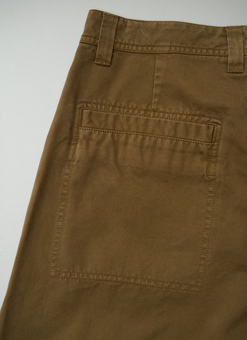 Reworn Mens Cotton Twill Trousers Size 32 (089) | Bronze