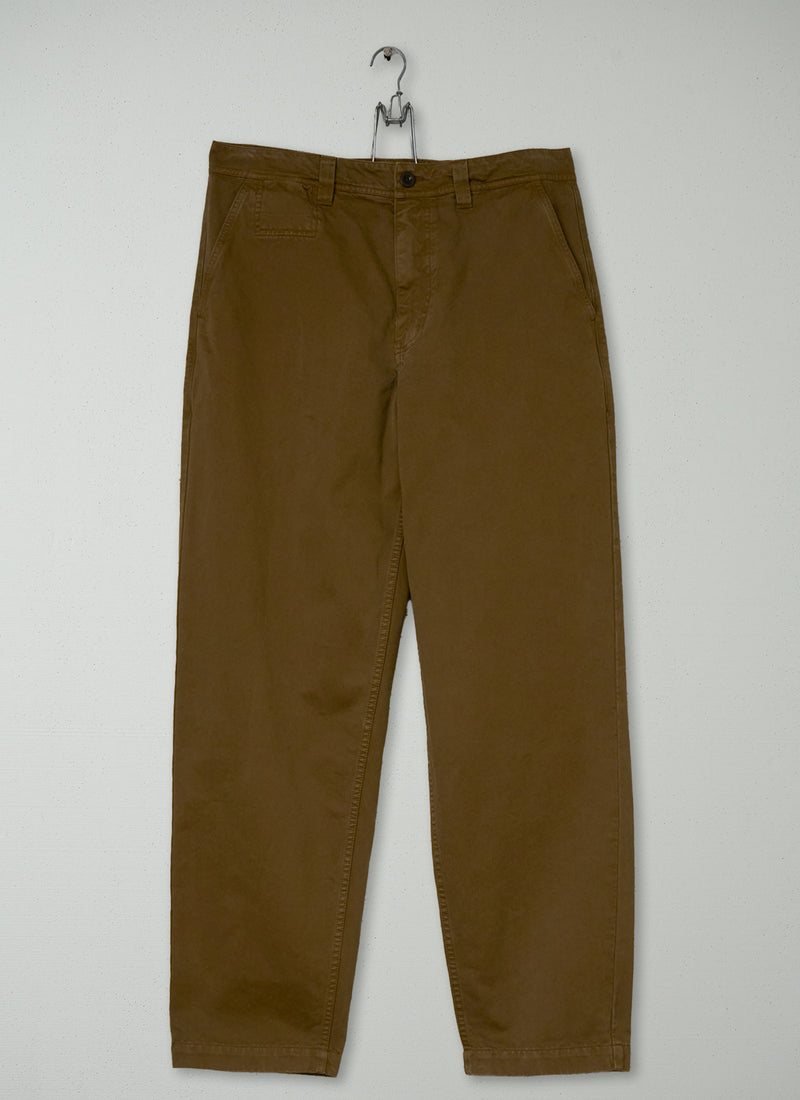 Reworn Mens Cotton Twill Trousers Size 32 (089) | Bronze