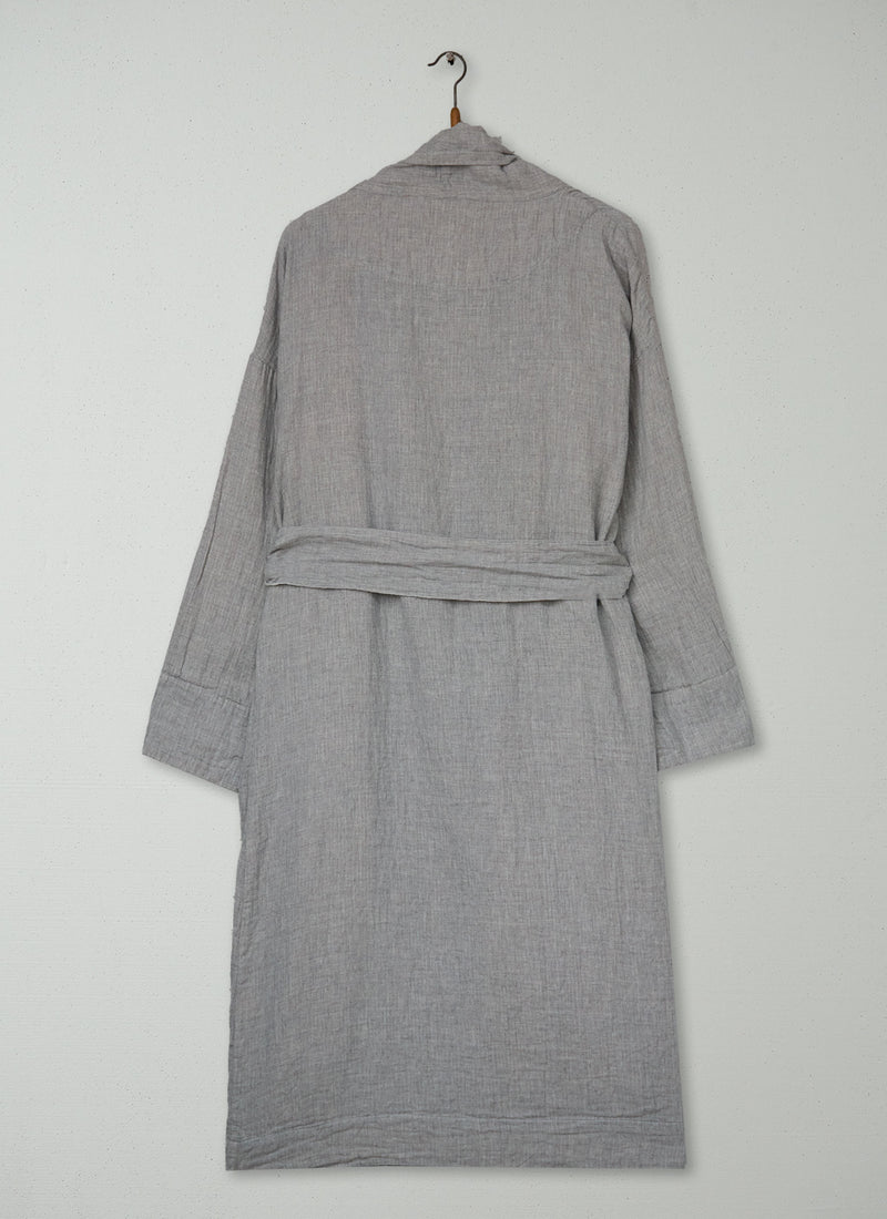 Reworn Soft Faced Cotton Gown Size XL (093) | Grey