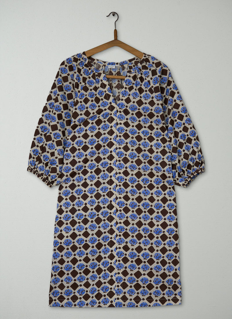 Reworn Shells Print Lounge Dress Size XS (1888) | Multi
