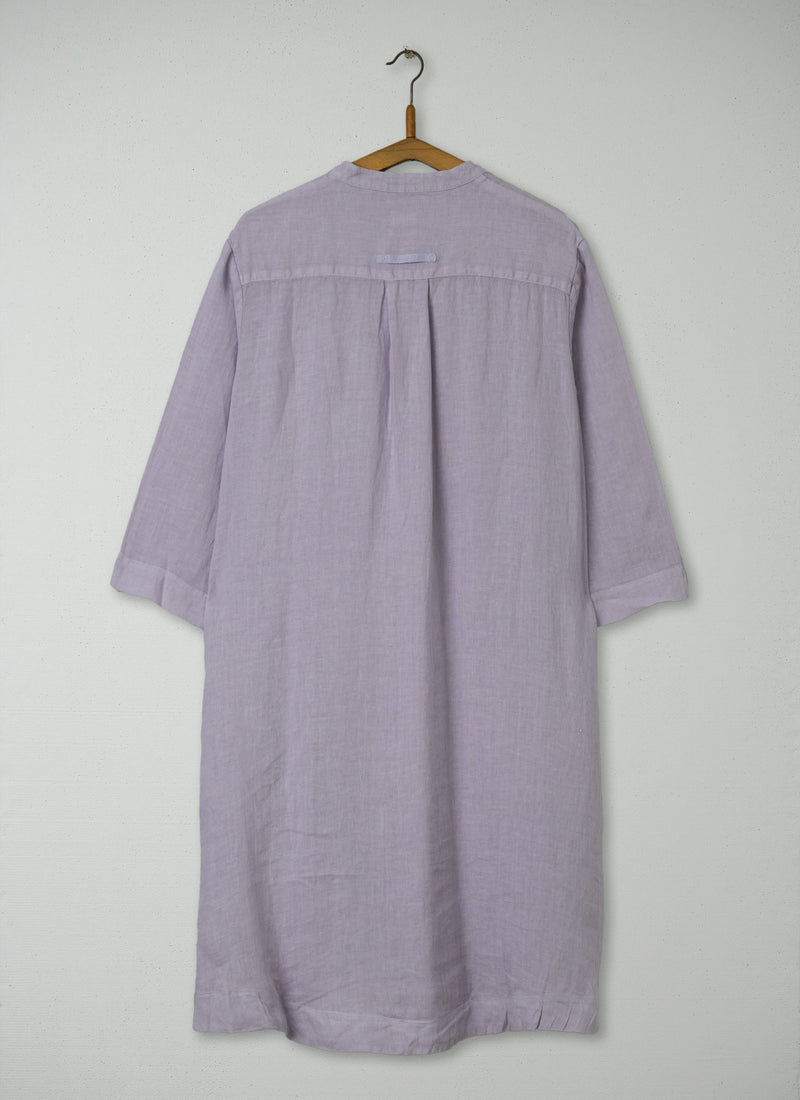 Reworn Half Placket Night Shirt Size L (230) | Blue Stone