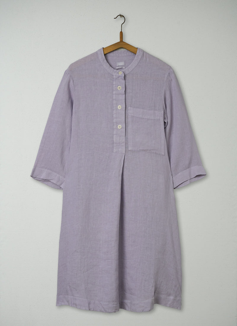 Reworn Half Placket Night Shirt Size M (264) | Blue Stone