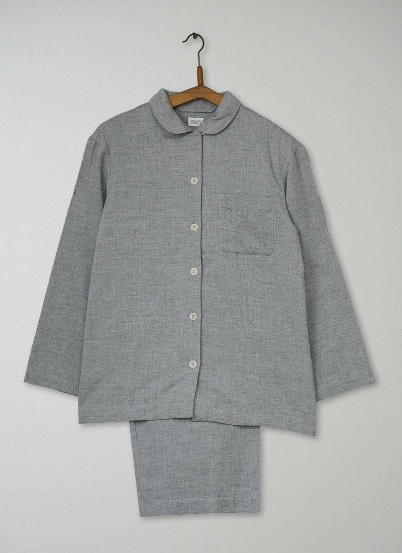 Reworn Cotton Pyjamas Size XS (275) | Grey Melange