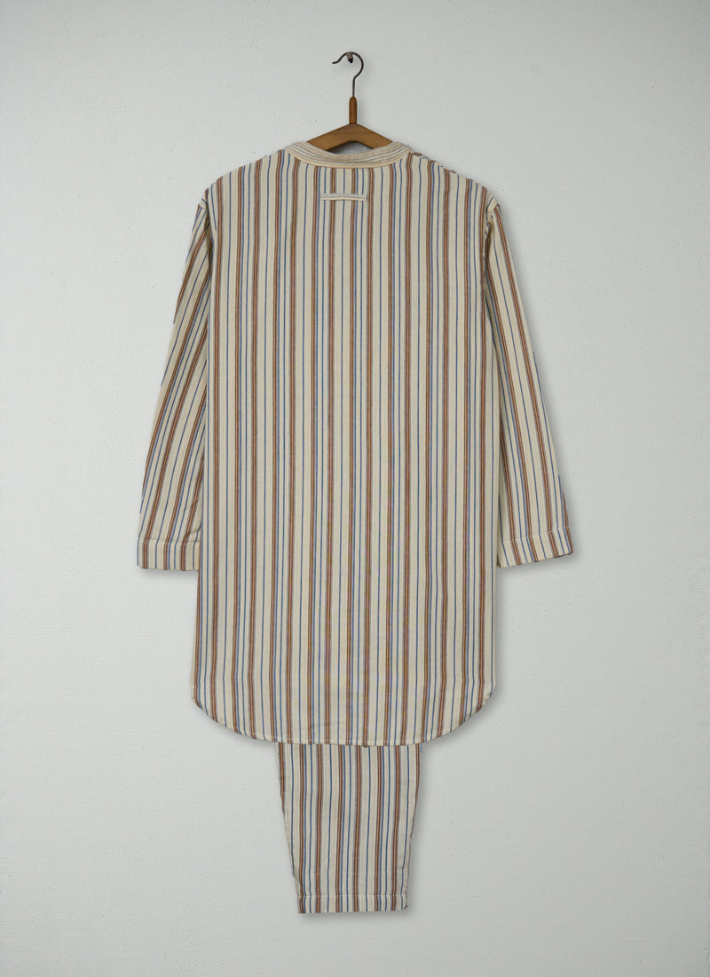 Reworn Stripe Cotton Pyjamas Size XS (253) | Multi