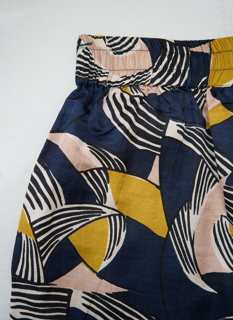 Reworn Silk PJ Trousers Size S (1500) | Multi