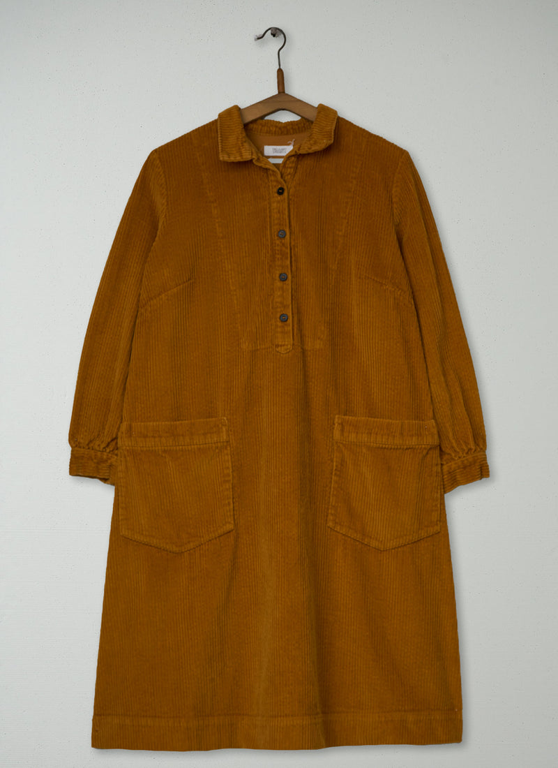 Reworn Cord Tunic Dress Size 10 (1928) | Amber