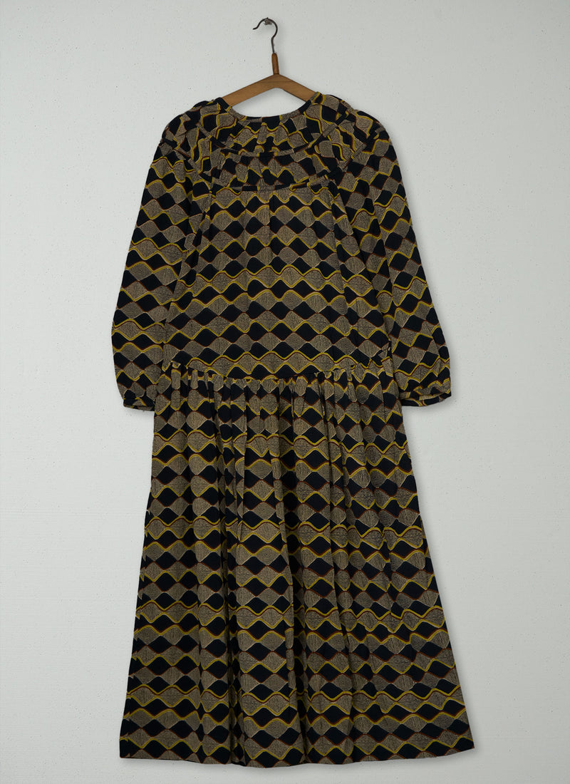 Reworn Vale Print Dress Size 6 (2263) | Multi