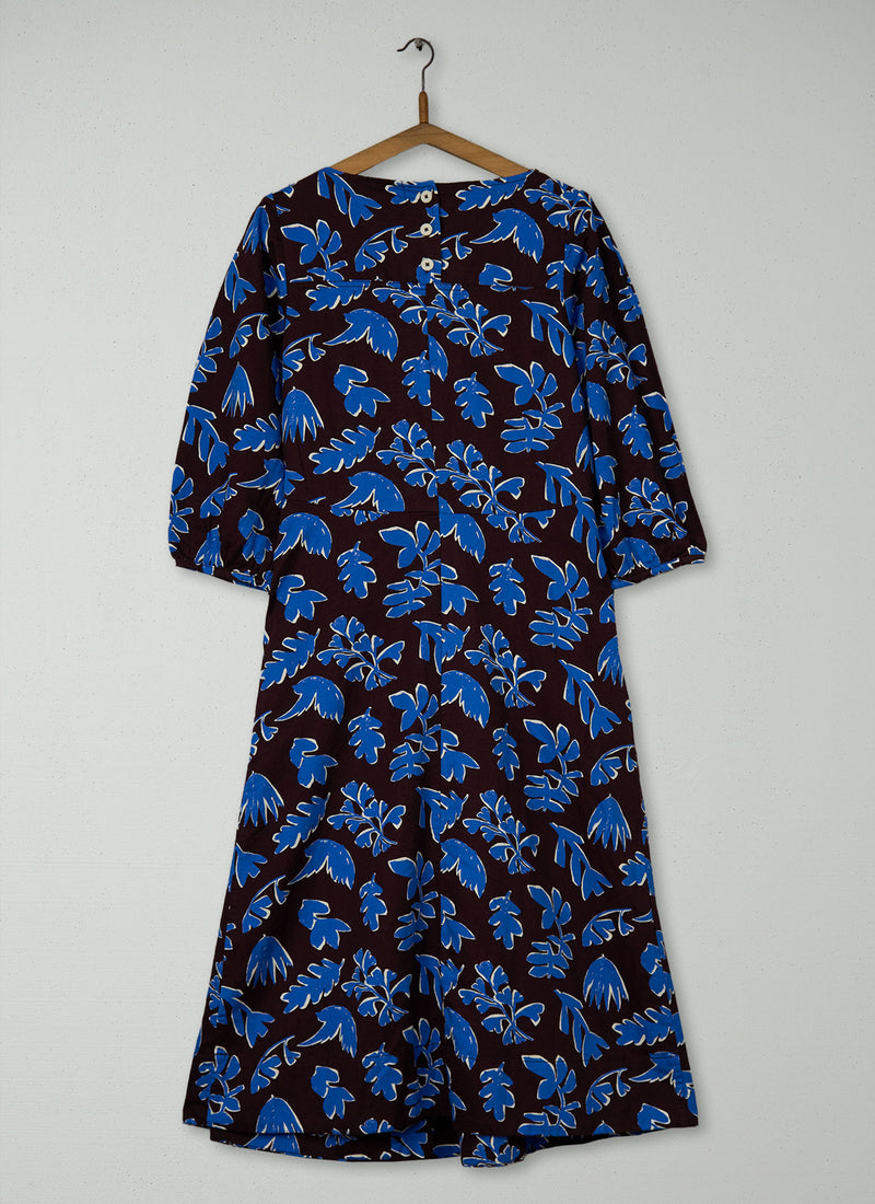 Reworn Floral Twill Dress Size 8 (2159) | Hickory