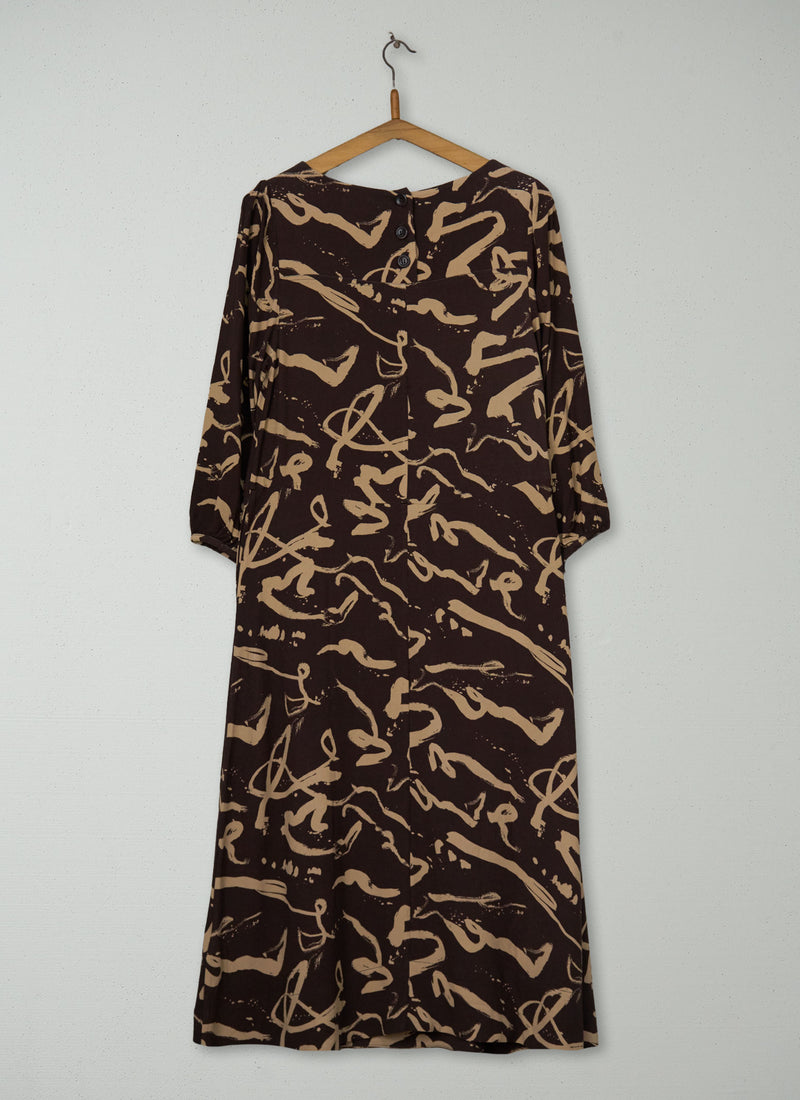 Reworn Brush Strokes Dress Size 8 (2083) | Multi