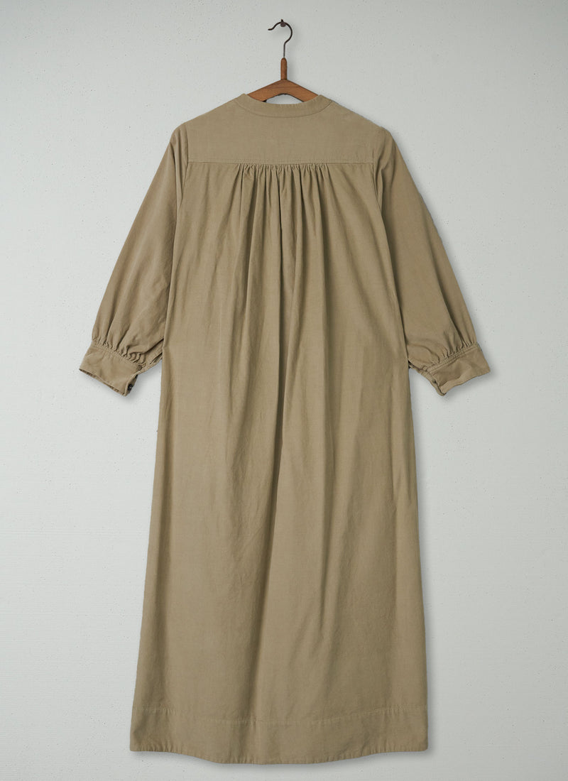 Reworn Bib Front Needlecord Dress Size 6 (1528) | Pebble