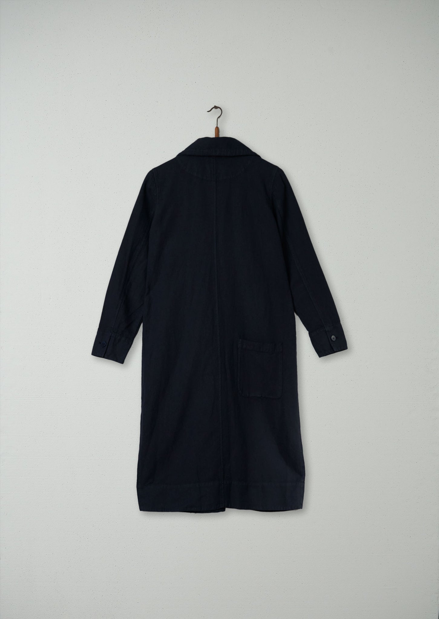 Reworn Drawstring Collar Dress Size XS (279) | Slate