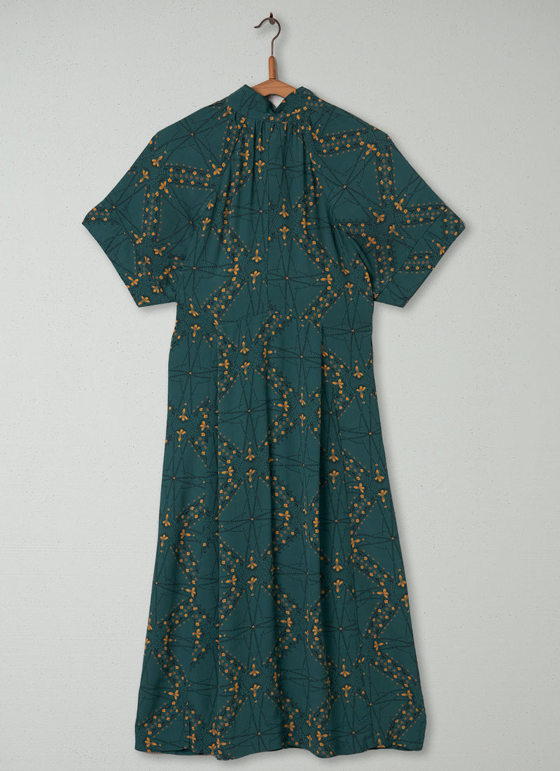 Reworn Crepe Print Dress Size XS (2122) | Multi
