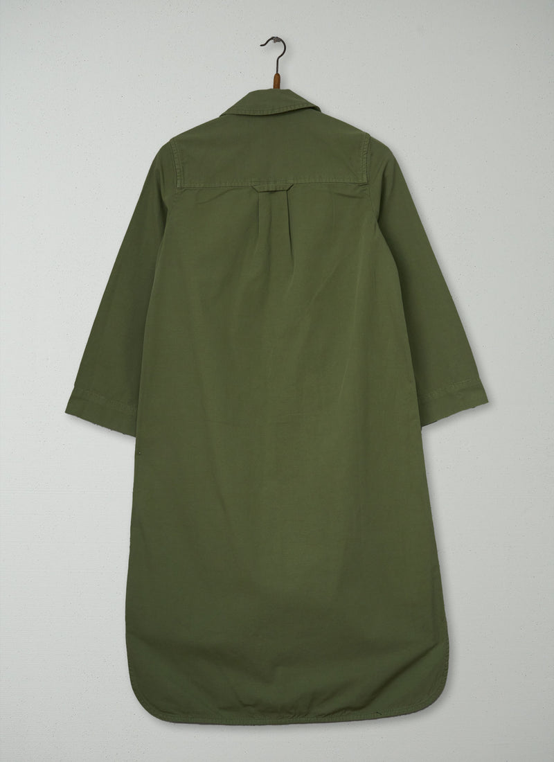 Reworn Cotton Linen Workwear Dress Size XXS (2181) | Willow