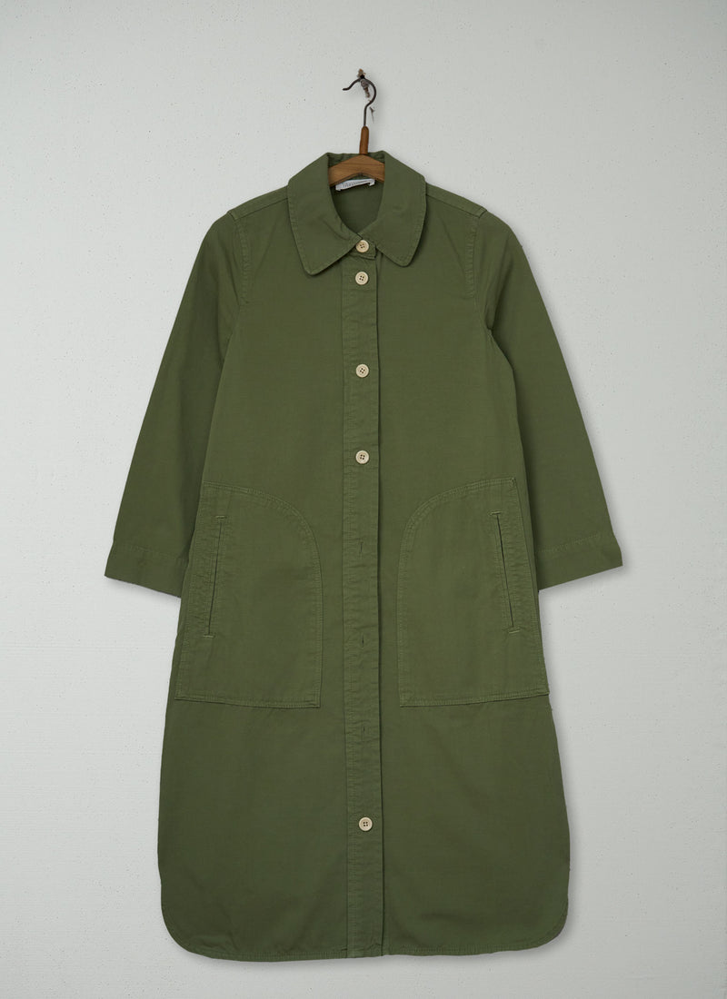 Reworn Cotton Linen Workwear Dress Size XXS (2181) | Willow