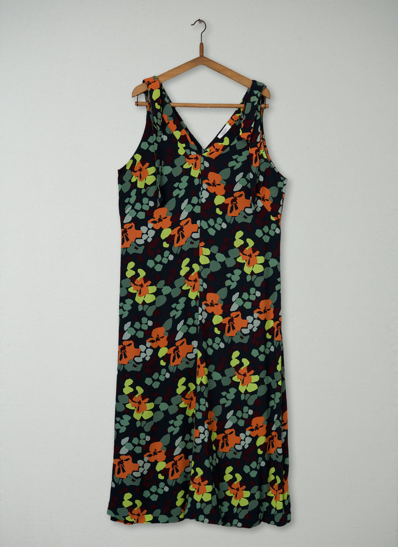 Reworn Harlequin Print Dress Size 4 (2072) | Multi