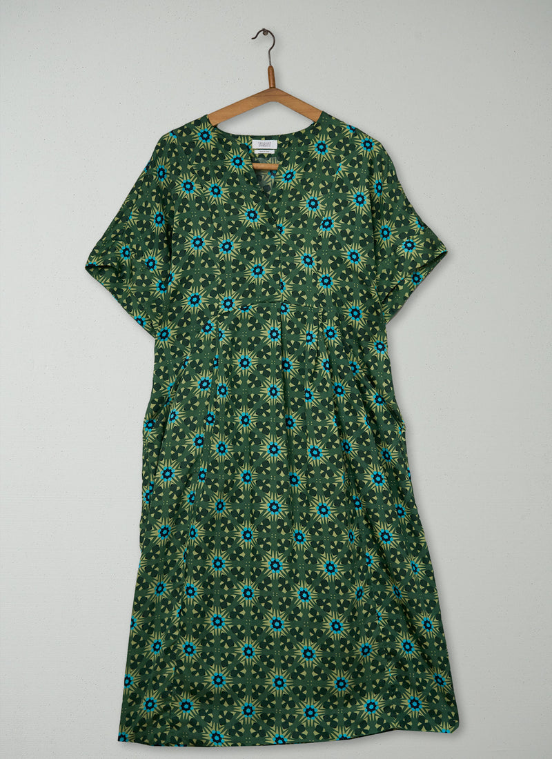 Reworn Kaleidoscope Print Dress Size M (2040) | Multi