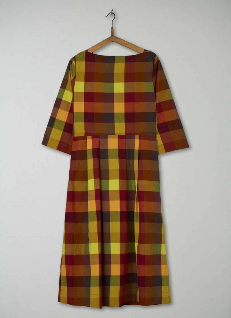 Reworn Franca Check Dress Size 10 (2057) | Multi