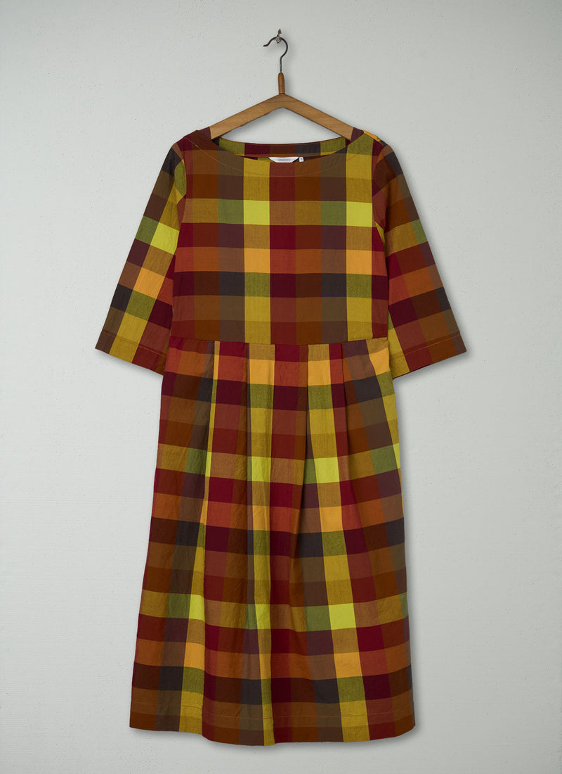 Reworn Franca Check Dress Size 10 (2057) | Multi