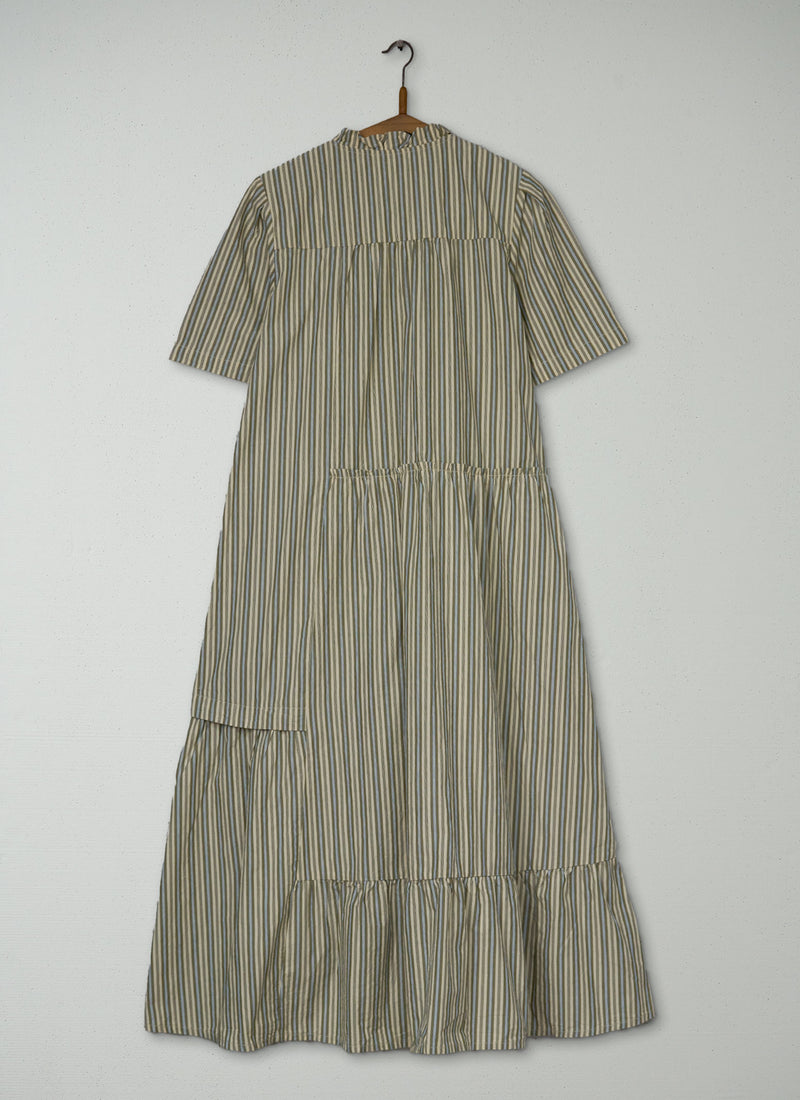 Reworn Crinkle Poplin Dress Size 10 (1886) | Multi