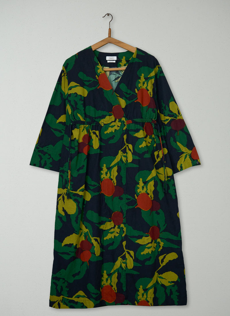 Reworn Print Silk Cotton Dress Size S (2119) | Multi