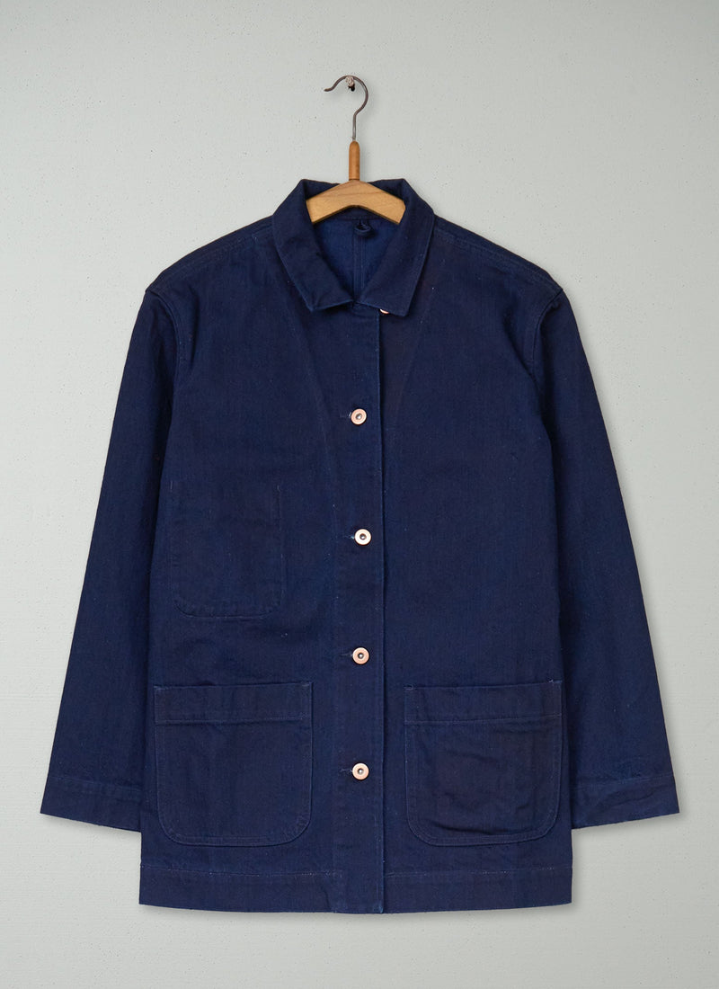 Reworn Blackhorse Lane Denim Jacket Size 6 (292) | Indigo