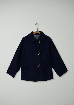 Reworn Faced Duffle Jacket Size XS (027) | Indigo