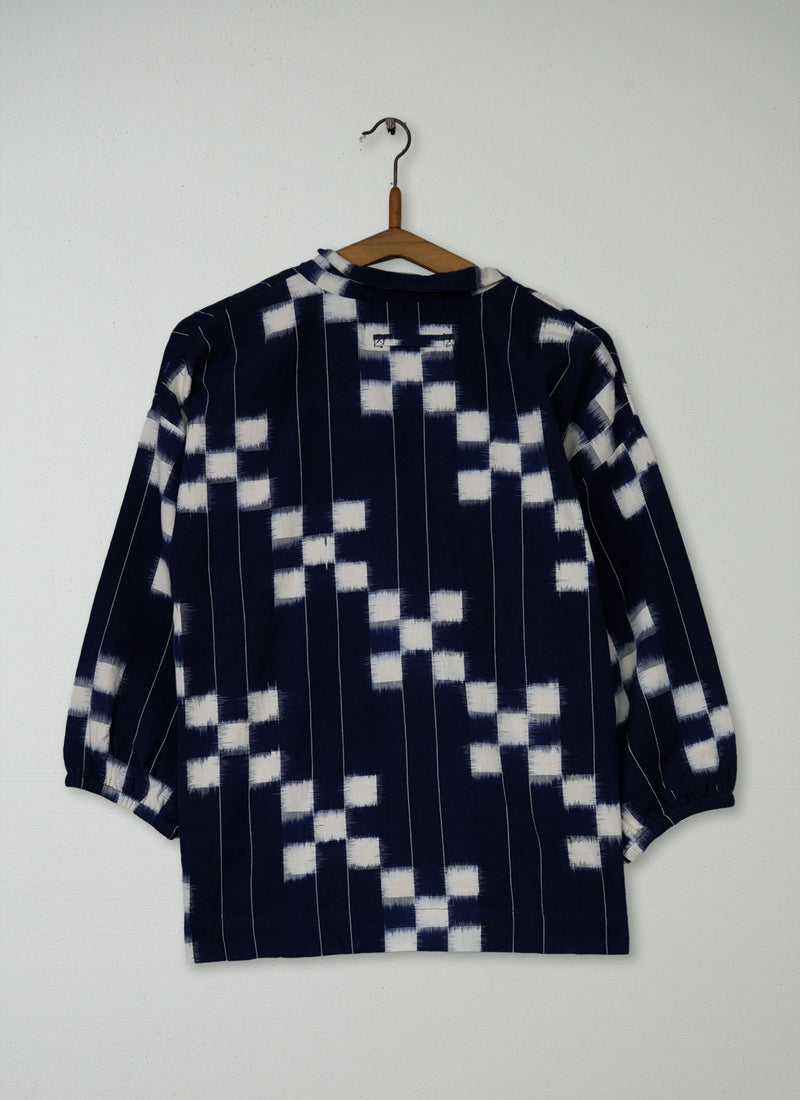 Reworn Ikat Wrap Jacket Size XXSXS (283) | Multi