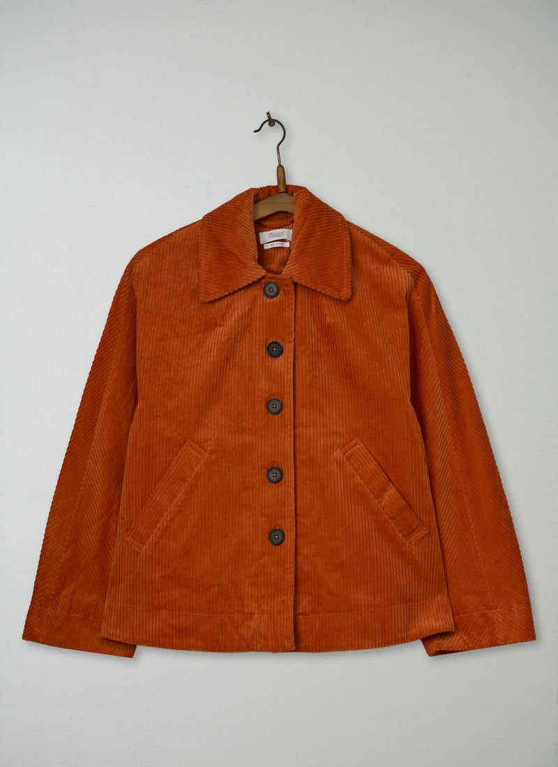 Reworn Organic Cord Jacket Size XXS (260) | Auburn