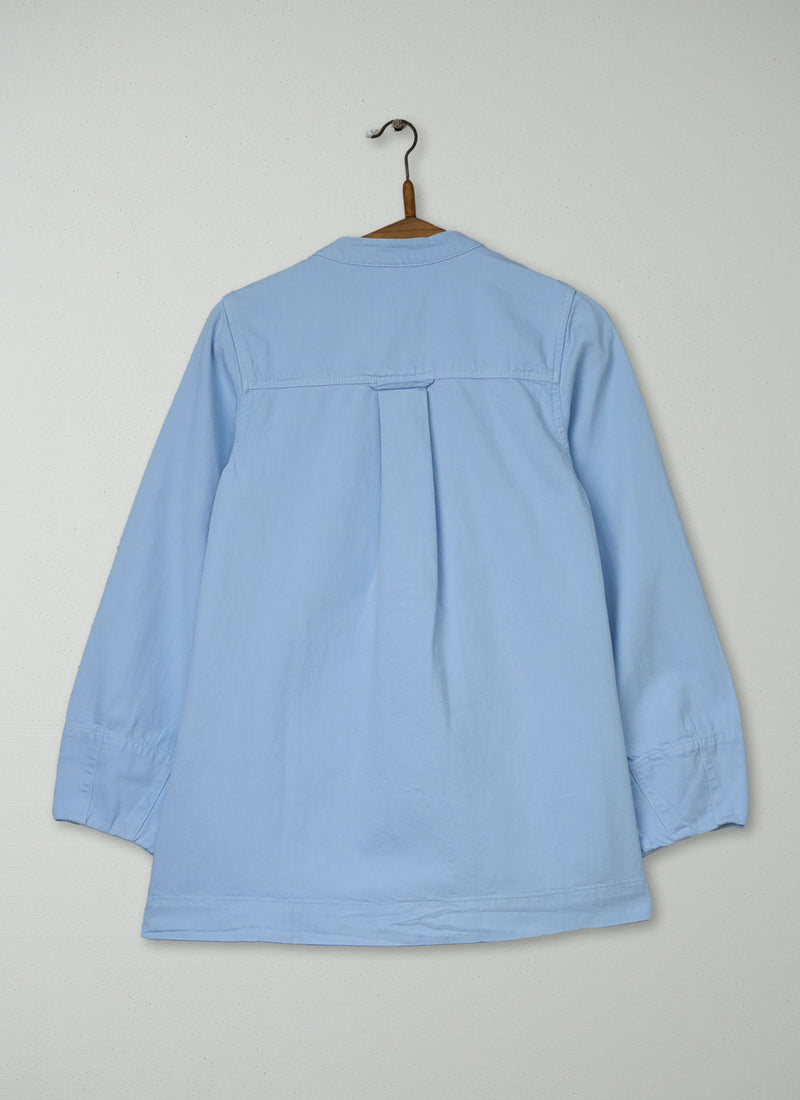 Reworn Lightweight Organic Jacket Size 4 (255) | Pale Blue