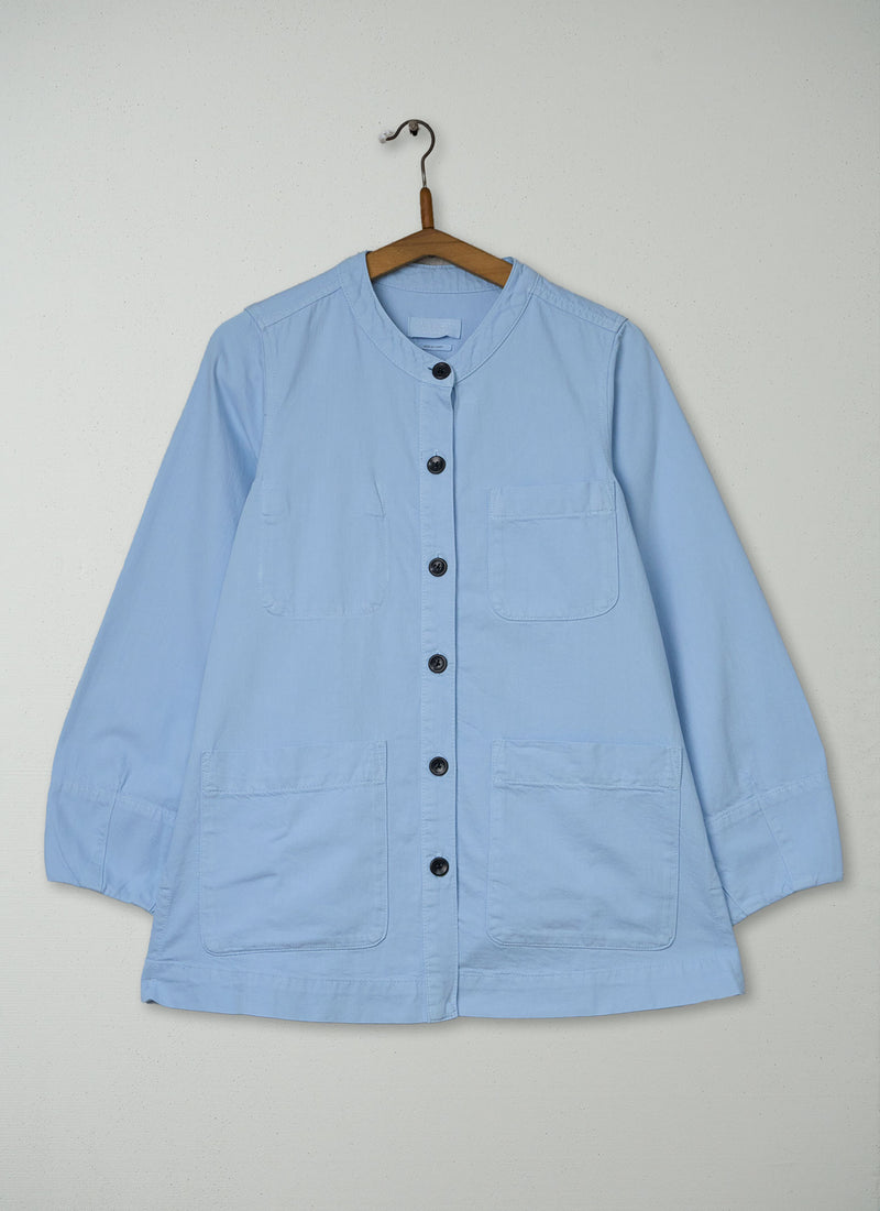 Reworn Lightweight Organic Jacket Size 4 (255) | Pale Blue