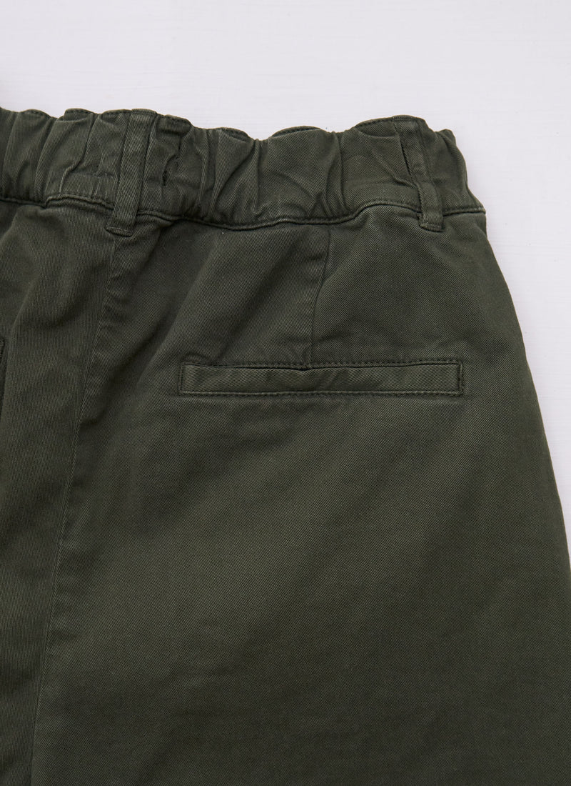 Reworn Cotton Twill Trousers Size 12 (1582) | Loden