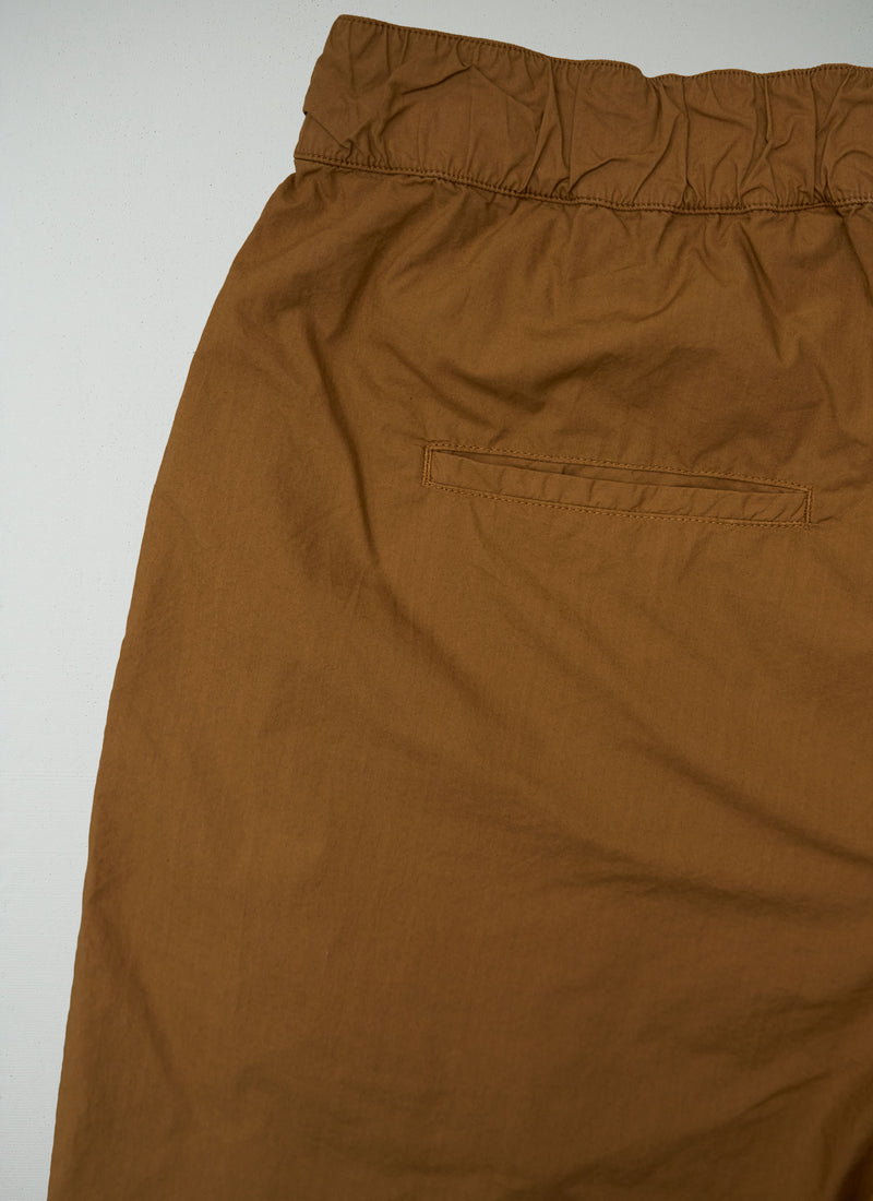 Reworn Pleated Poplin Trousers Size 16 (1509) | Copper